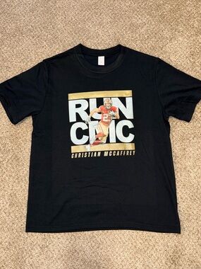 Christian McCaffrey Run CMC San Francisco 49ers Graphic Tee Black Men’s Large